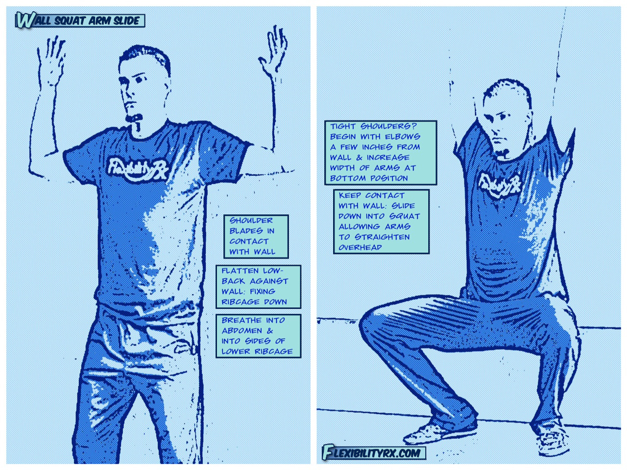 Shoulder mobility: wall slides – exer-pedia