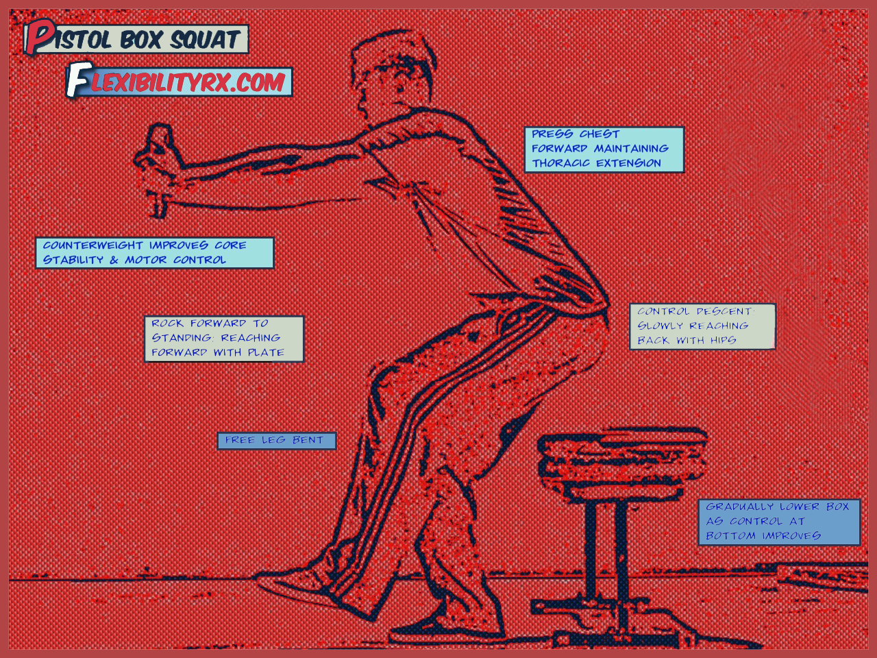 The Pistol Box Squat | FlexibilityRx - Performance Based Flexibility ...